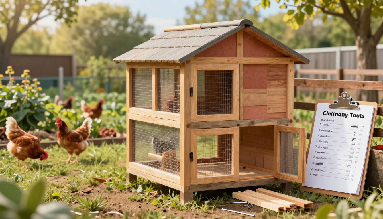 free chicken coop plans 4x8