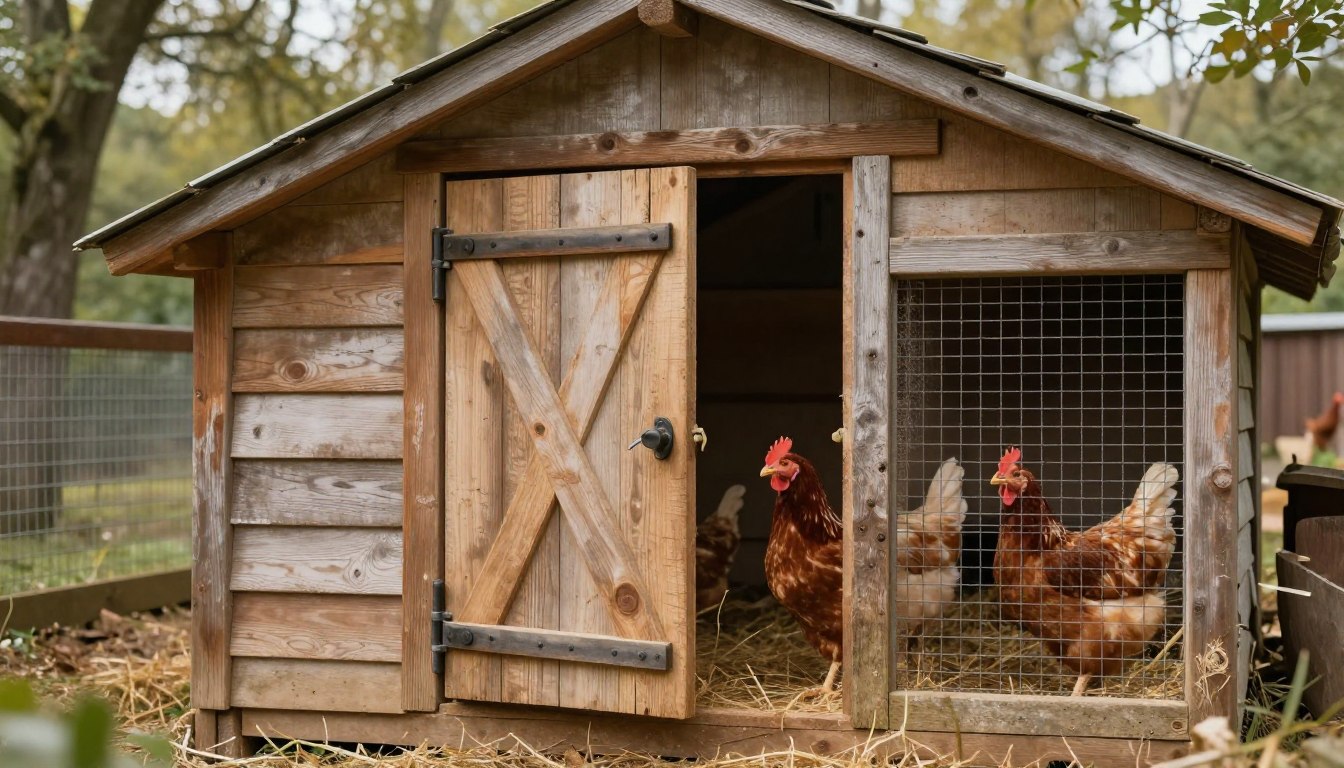 chicken coop interior ideas multi-level loft roosting design