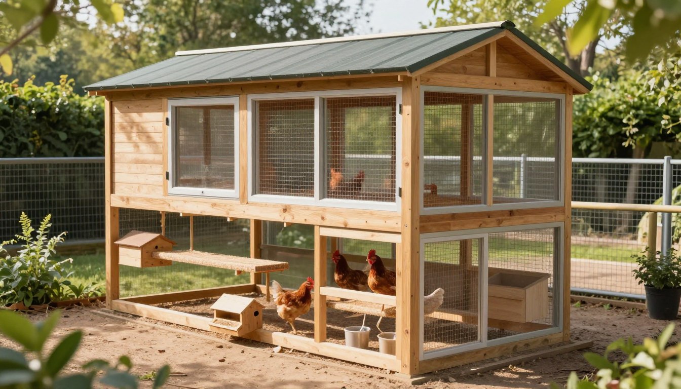 walk in chicken coop plans interior nesting boxes design