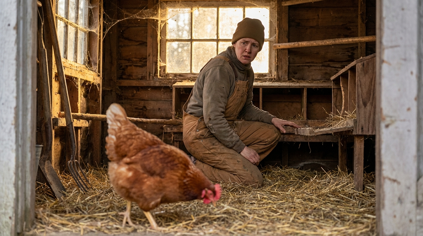 Empty nesting box in a chicken coop - chickens stopped laying eggs