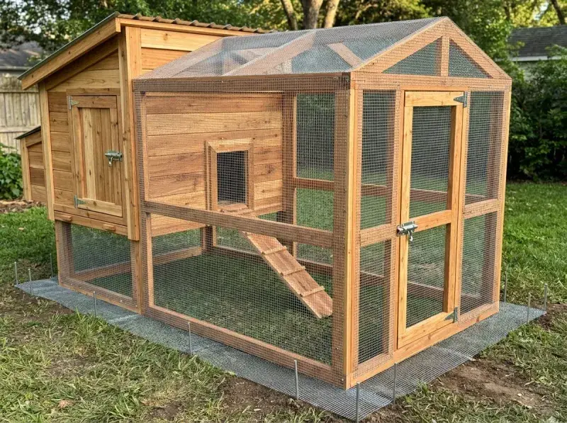 Predator-Proof Coop Retrofit Kit PDF Plan